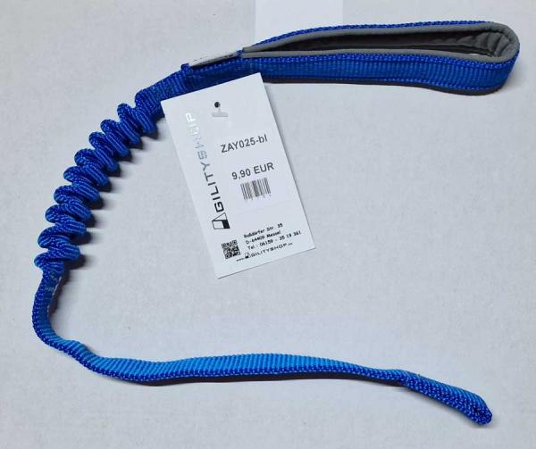 Bungee Seil 53cm blau - Handschlaufe mit Neopren gefüttert